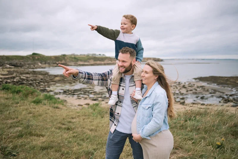 Maternity Photography St Mary's Lighthouse, Whitley Bay