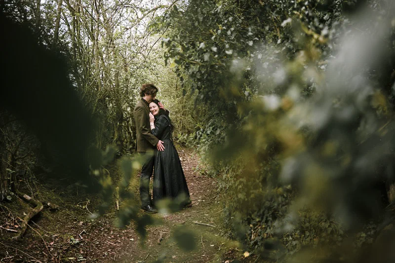 A quiet romantic moment among the trees on Observatory Hill