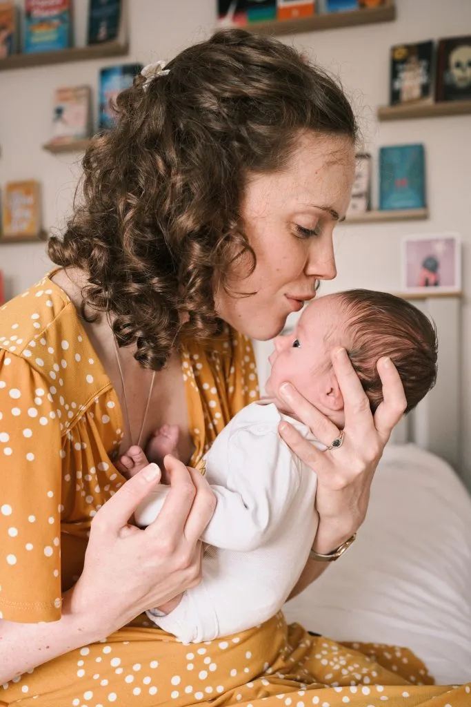 In-home, relaxed newborn & family photography in Great Park, Newcastle upon Tyne