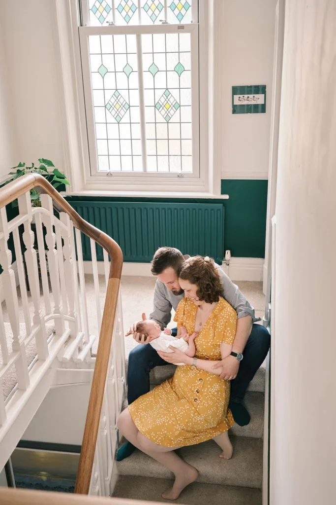 In-home, relaxed newborn & family photography in Great Park, Newcastle upon Tyne