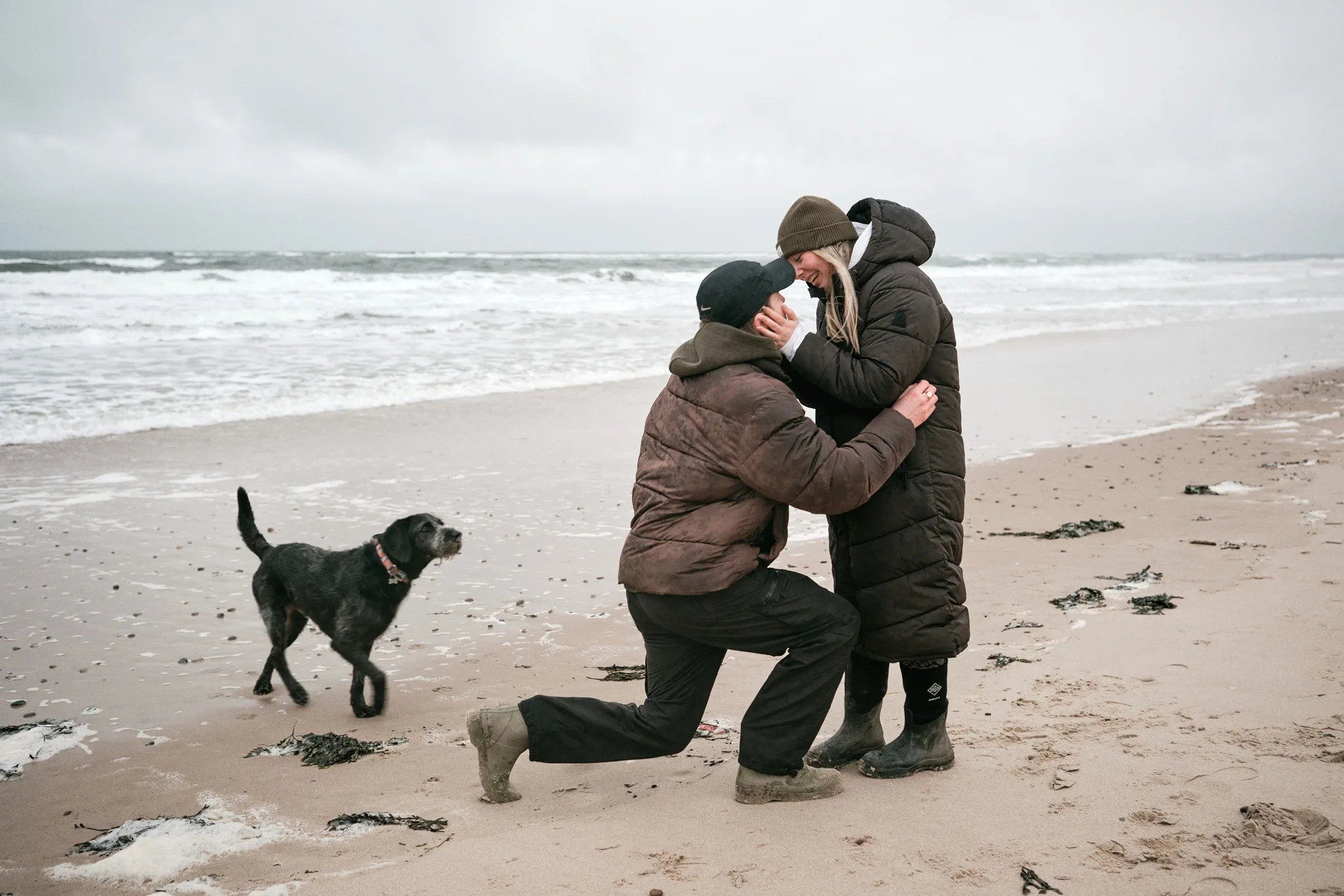 Surprise Proposal Session at Cresswell Beach, North East