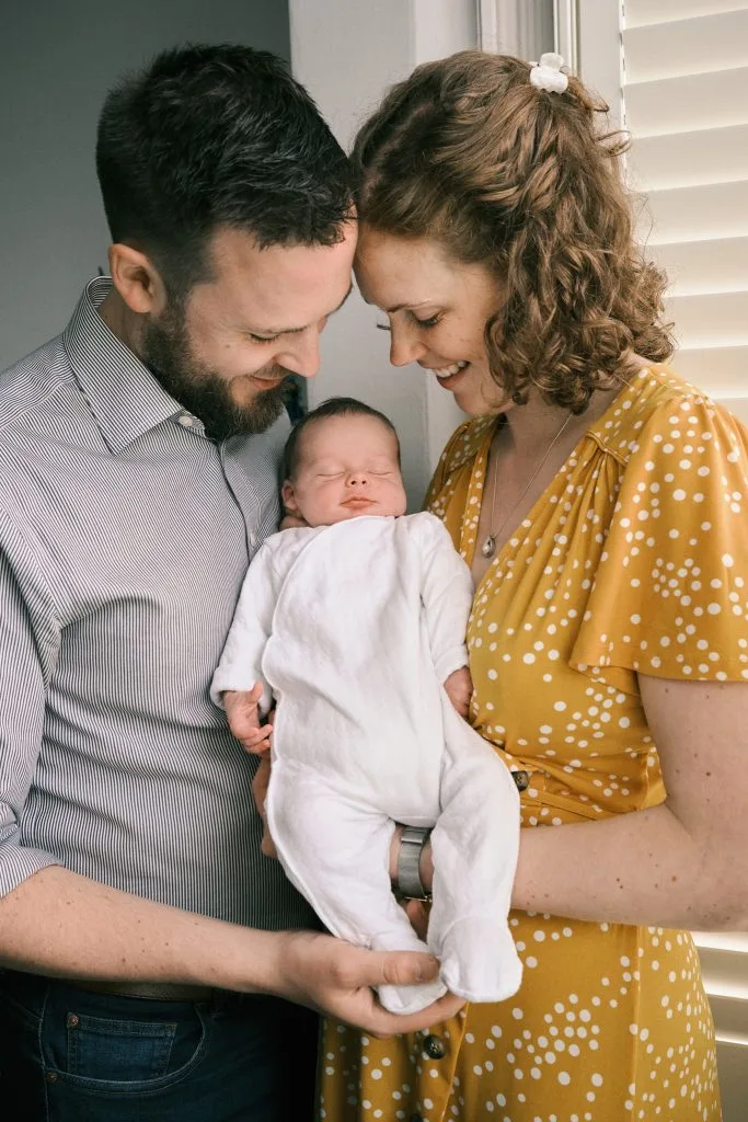 In-home, relaxed newborn & family photography in Great Park, Newcastle upon Tyne