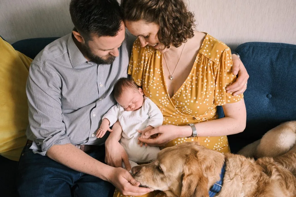 Natural Newborn Photography in Great Park, Newcastle upon Tyne