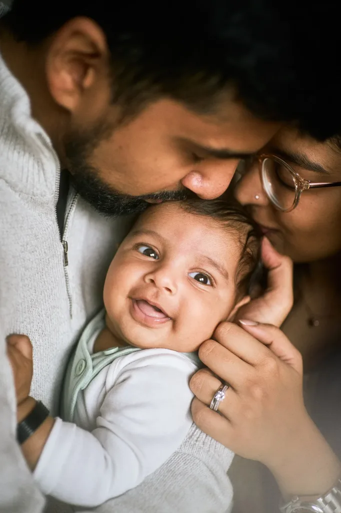Natural newborn photography session at home in Newcastle upon Tyne