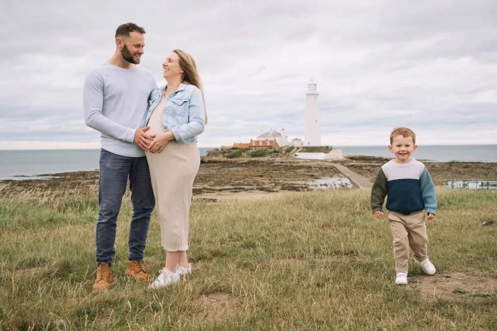 Maternity Photography St Mary’s Lighthouse, Whitley Bay