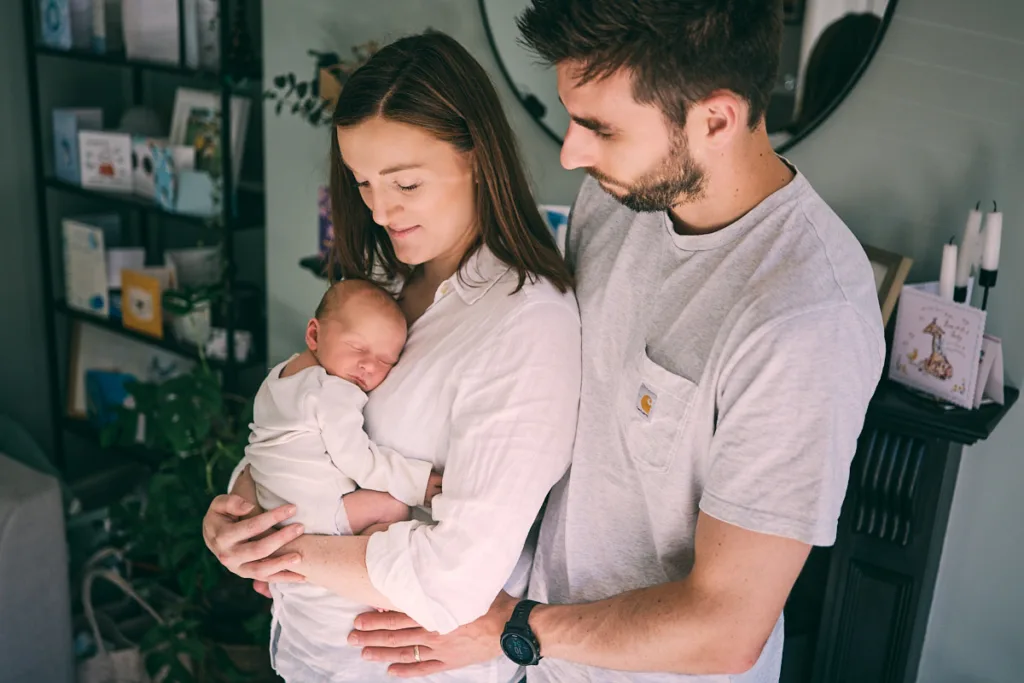 Natural Newborn Photography at Home in Tynemouth, North East