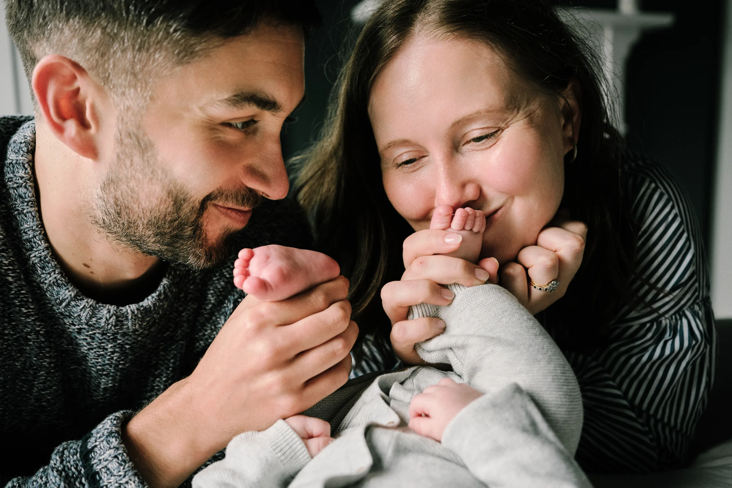 Natural Newborn Photography at Home in Gosforth, Newcastle