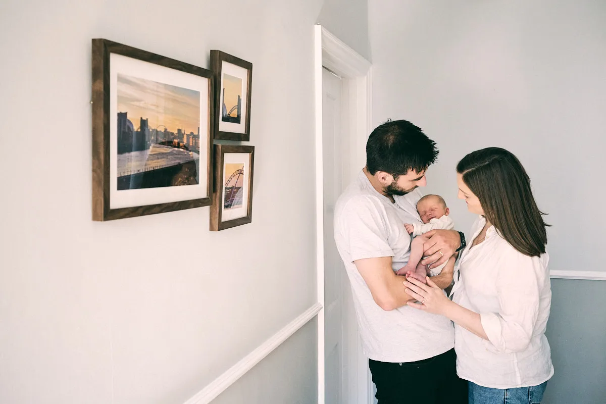 Natural Newborn Photography at Home in Tynemouth