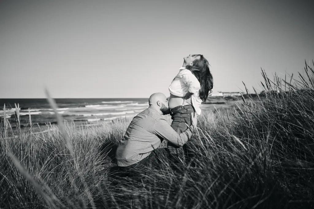 Northumberland Sunset Maternity Session